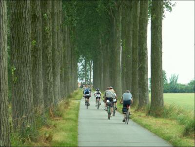 Rando cycliste en Flandre.