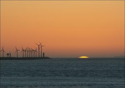 Eoliennes de Zeebruge.