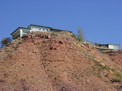 Looking up at Sunset grill from highway 191 !!!