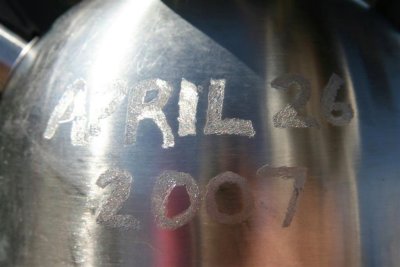 Tom put this teakettle up on his April tour.