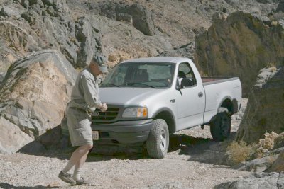 Tom came out to spot him through steele canyon.