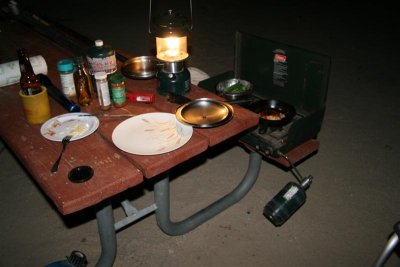 My outdoor kitchen at Red Rock camp grounds !!!