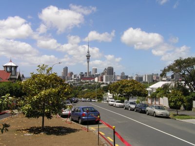 Downtown Auckland from Ponsonby