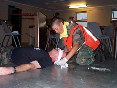 First aid exercise