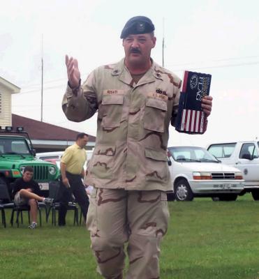 Flag flown in Iraq