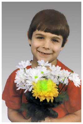 Boy with Flowers
