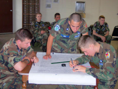 Map and compass training