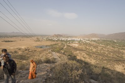 pushkar, view from Ratnagiri Hill