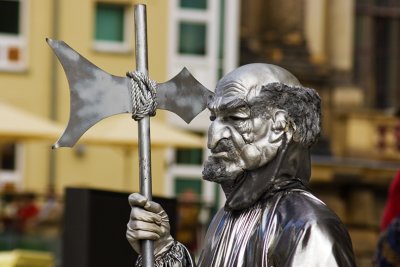 dresden, street performer