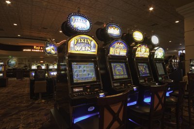 Las Vegas, casino slot machines