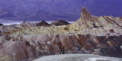 panorama. Death Valley, Zabriskie Point