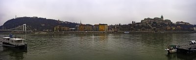 panorama, Budapest-Danube River