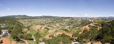 panorama, Da Lat, truk lam monastery