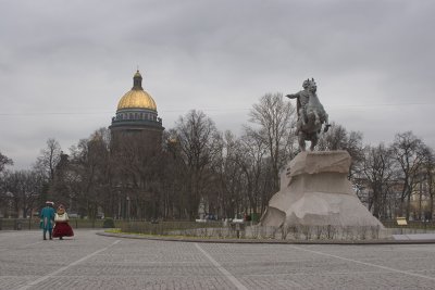 statue of Peter, St. Petersburg