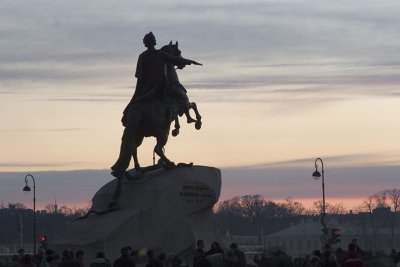 St. Petersburg, statue of Peter