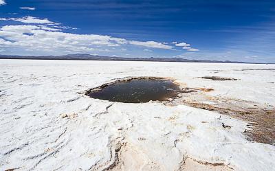 themal pool, salt flat, Uyuni