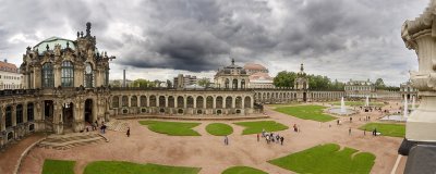 dresden, Royal Palace, panorama