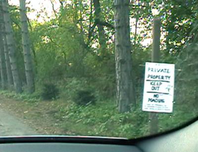 SCARY PATH TO FAMILY CEMETERY