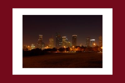 Skyline White mat Burgandy Frame.jpg