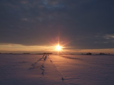 Sun and snow