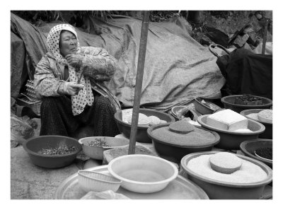 Vegetable seller, Busan