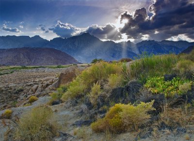 Mt. Whitney, Crepuscular Rays