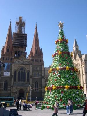 Christmas Tree at Federation Square