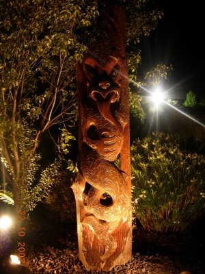 Beautiful Hand Carved Statue, Rotorua