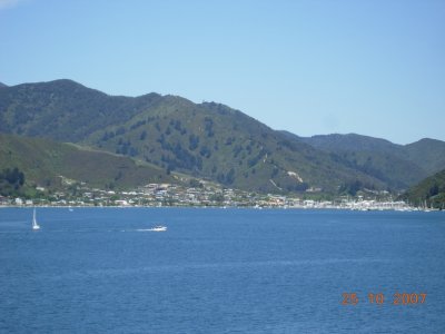 On the InterIslander Ferry, Looking Towards Picton, Cook Strait