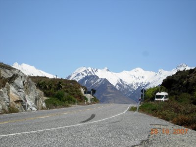 On the Road to Queenstown from Franz Josef