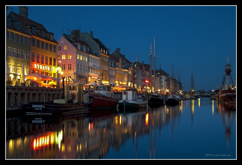 Nyhavn, the old harbor of Copenhagen