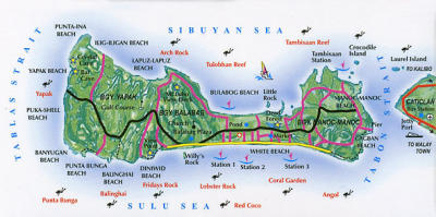 Map of Boracay