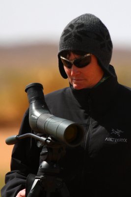 Daniela in the desert - Do you think it was hot?