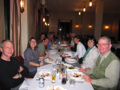 Meal with the group Ouarzazate