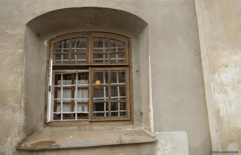 Window in Vilnius old town