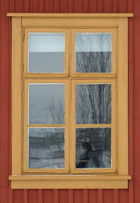 Reflective window / self portrait