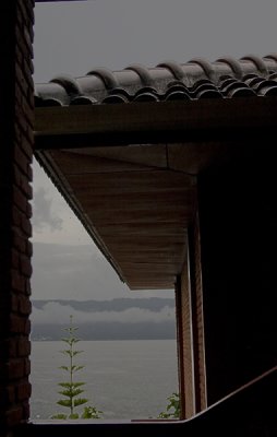 Lake Toba . Guest house view.