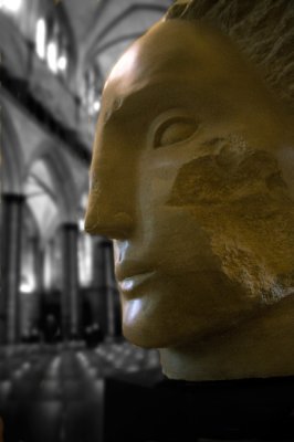 A Bust in Salisbury Cathedral