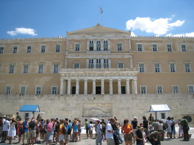 2008_07_16 Athens Acropolis Tour, Changing of Guards