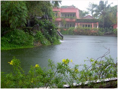Monsoon in Leelah Palace Garden