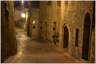 Evening in San Gimignano