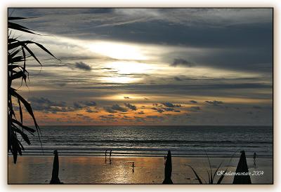 sunset at Patong Beach