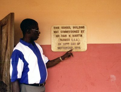 Bomso School Plaque