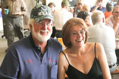 Bob and Nancy Wagstaff, friends of everybody at Laporte Airport