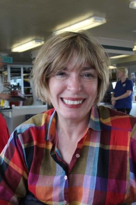 Ginny on the Washington State Ferry