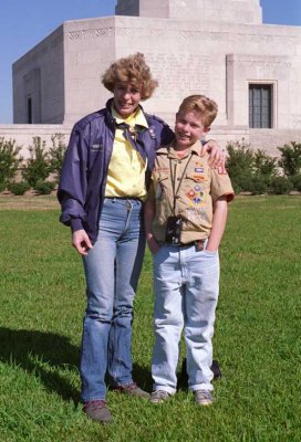 1995 - Ginny and Robert at San Jacinto Monument