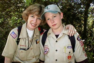 Ginny and RobertSam Houston Trail - April 1998