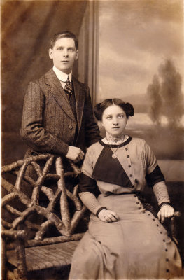 Edwardian Couple restored!