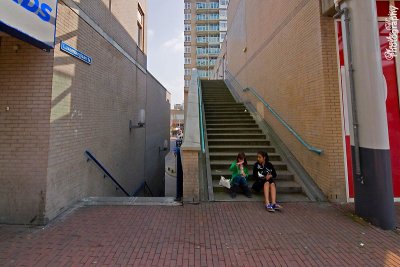 4 - Talking on the stairs