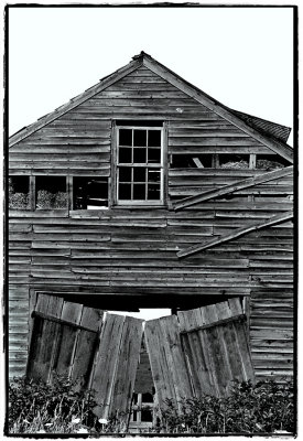 Old Barn, Monroeville, NJ. Torn down years ago.